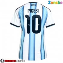 Ženske Nogometnih dresov Argentina Lionel Messi #10 Domači SP 2026 Kratki rokavi